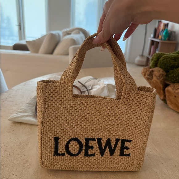 Loewe Mini Tote Raffia - Picture 2 of 6
